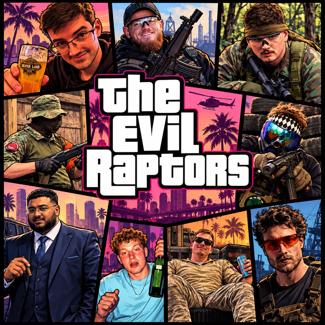 The Evil Raptors squad